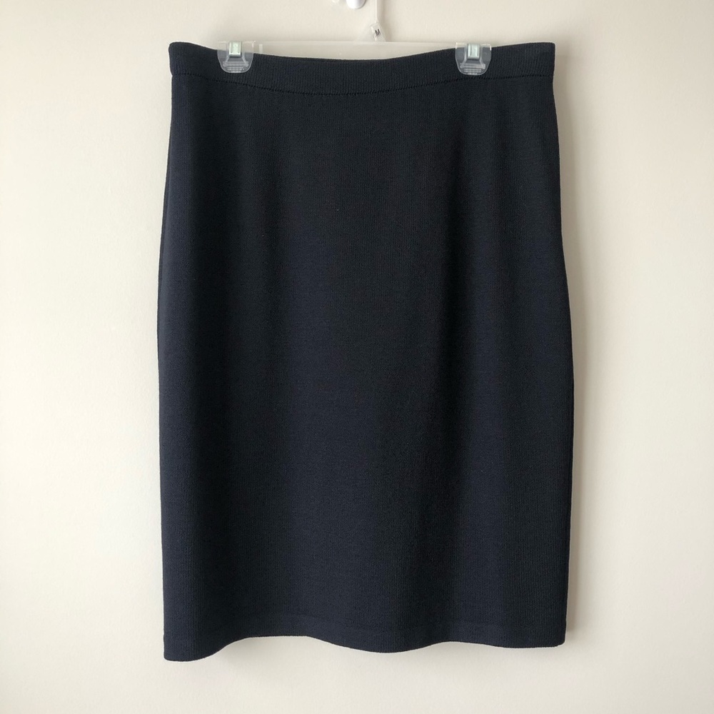 St. John Collection Women’s Navy Knit Pencil Skirt